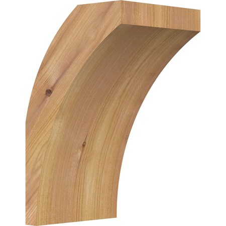 5 1/2"W x 6"D x 10"H Thorton Smooth Knee Brace, Western Red Cedar